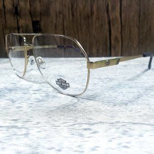 Harley Davidson Men Eyeglass Frame HD0856 60032 60-14-150 Gold